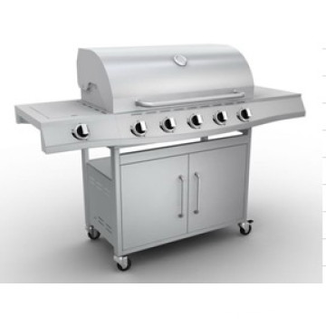 BBQ à gaz en acier inoxydable avec 5 brûleurs CE (SB-BAL05)